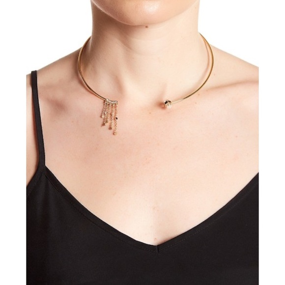 Rebecca Minkoff Rock Fringe Collar Necklace - Picture 2 of 6